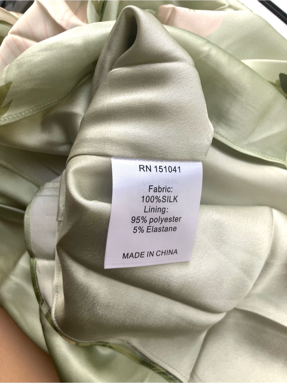 Few Moda o.p.t silk Maxi Dress in Soft Green - Picture 11 of 12